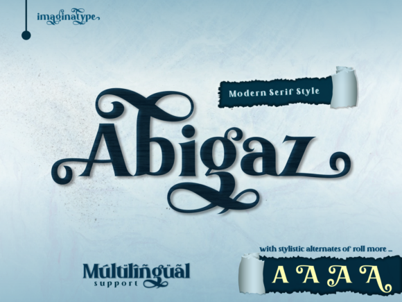 Abigaz: A Serif With Quiet Authority for Modern Brands