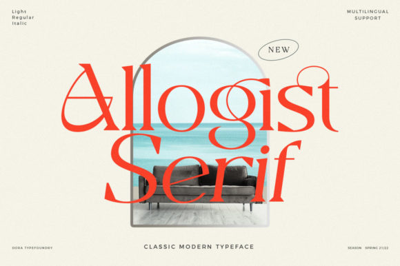 Allogist: A Serif Font for Clear Campaigns