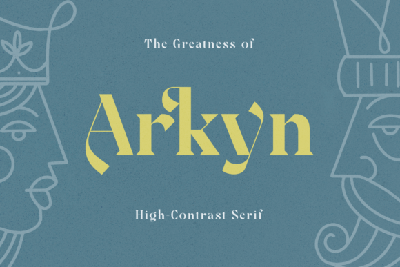 Arkyn: A Distinct Serif Font for Editorial Design