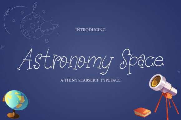 Astronomy Space Serif Font for Bold Campaigns