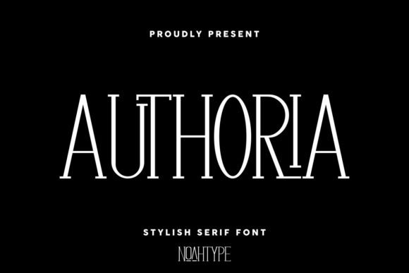 Authoria Typeface: A Minimal Serif for Modern Brands