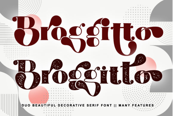 Broggitto: A Distinct Serif Font for Editorial Design