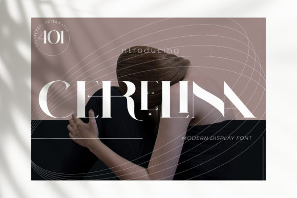 Cerelina: A Bold Serif Font for Web Headers