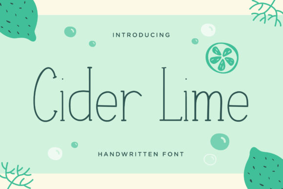 Cider Lime Font: A Designer’s Guide to Stylish Serifs
