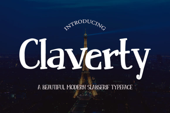 Claverty: A Serif Font for Modern Branding