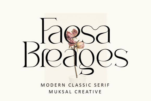Faesa Breages: A Delicate Serif Font for Web Design