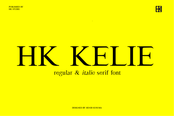 HK Kelie: A Serif Typeface for Editorial Clarity