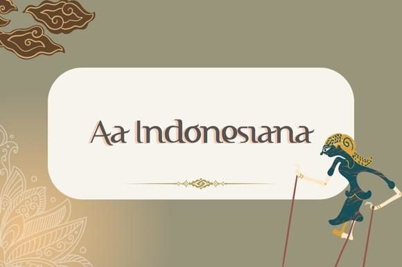 Indonesiana: A Serif Typeface for Editorial Grace