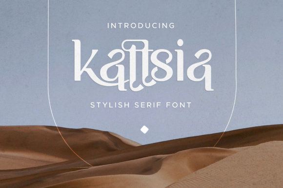 Kattsia: A Distinct Serif Font for Your Brand