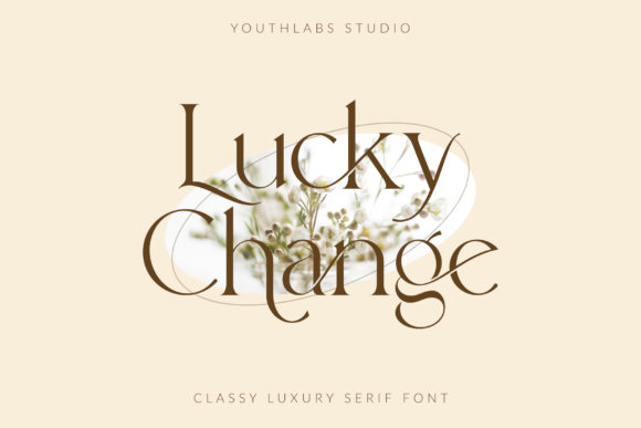 Lucky Change: A Delicate Serif Typeface for Elegant Editorial Design