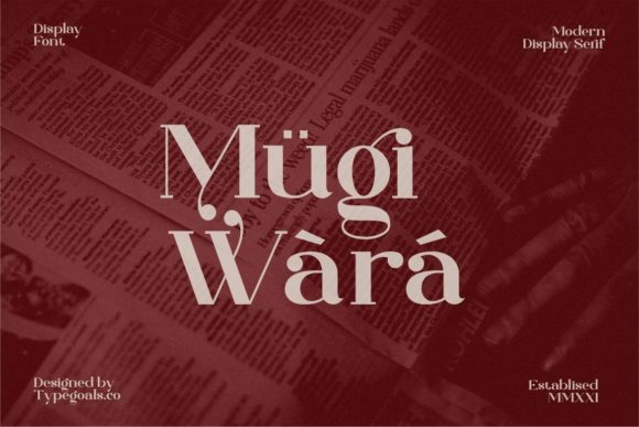 Mugi Wara Typeface Review for Web Design