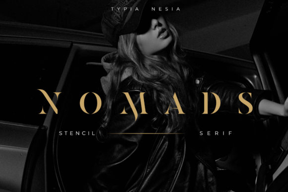 Nomads Stencil: A Serif Font for Bold Web Design