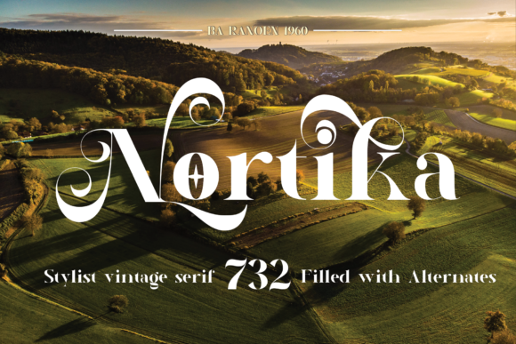 Nortika: A Distinct Serif Font for Digital Design