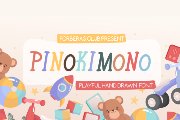 Pinokimono: A Playful Serif Font for Editorial Design