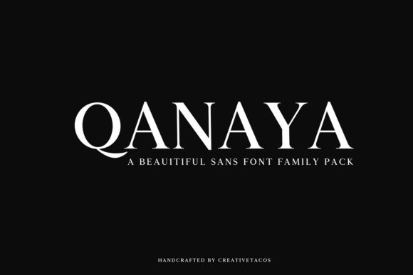 Qanaya Family: A Serif Typeface for Digital Clarity