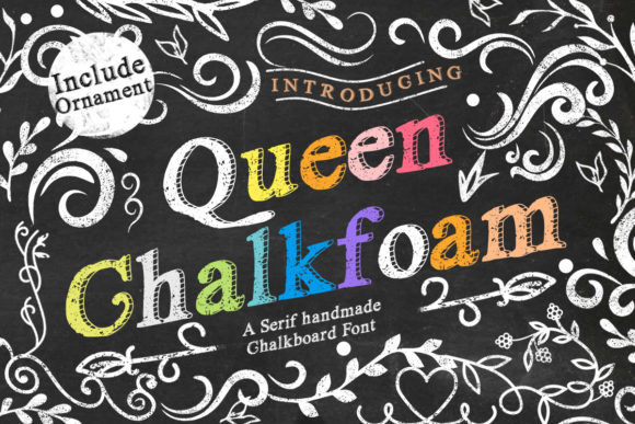Queen Chalkfoam: A Serif Font for Editorial Design