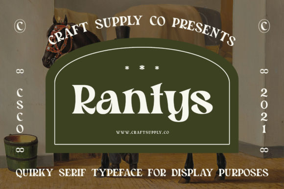 Rantys: A Bold Serif Typeface for Web Design