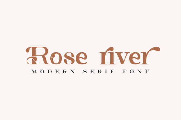 Rose River: A Distinct Serif Font for Editorial Design