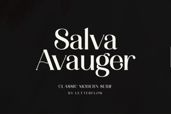 Salva Avauger: A Bold Serif Font for Web Design