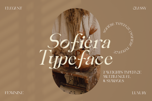 Sofiera: A Chic Serif Font for Editorial Design