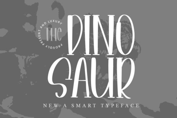 The Dinosaur: A Serif Font for Bold Branding