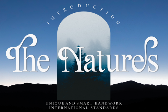 The Natures: A Playful Serif Font for Bold Campaigns