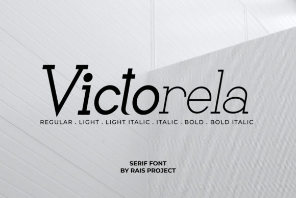 Victorela: A Versatile Serif Typeface for Modern Brands